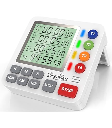 Amazon.com: Taylor 5849 Four-Event Digital Timer with Whiteboard